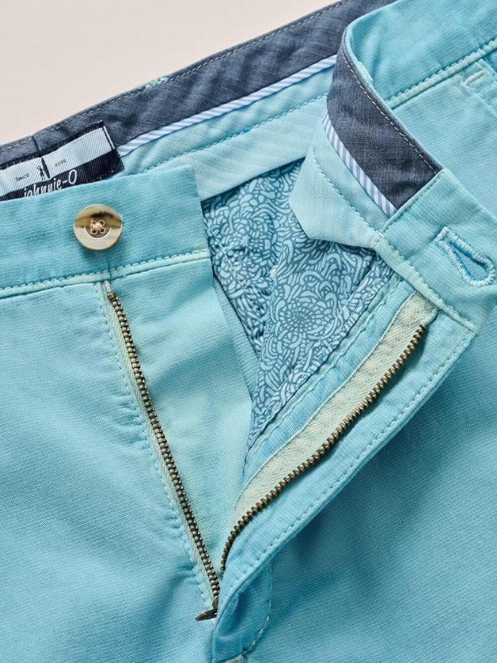 NWT johnnie-O Nassau Cotton Blend ShortS Nantucket Size 38. - Picture 3 of 7